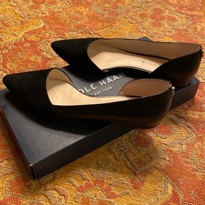 Like New. Suede and Leather Dress Flats